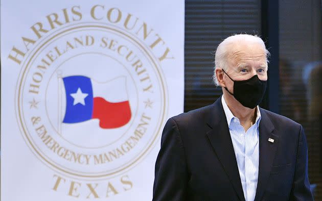President Joe Biden's approval rating has slipped in Texas in recent months, but Collier, who advised the president's Texas campaign in 2020, plans to “double down on Joe Biden and his policies” during his race for lieutenant governor. (Photo: MANDEL NGAN via Getty Images)
