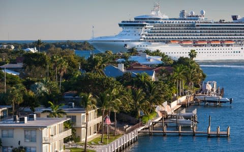Port Everglades cruise ship - Credit: Getty