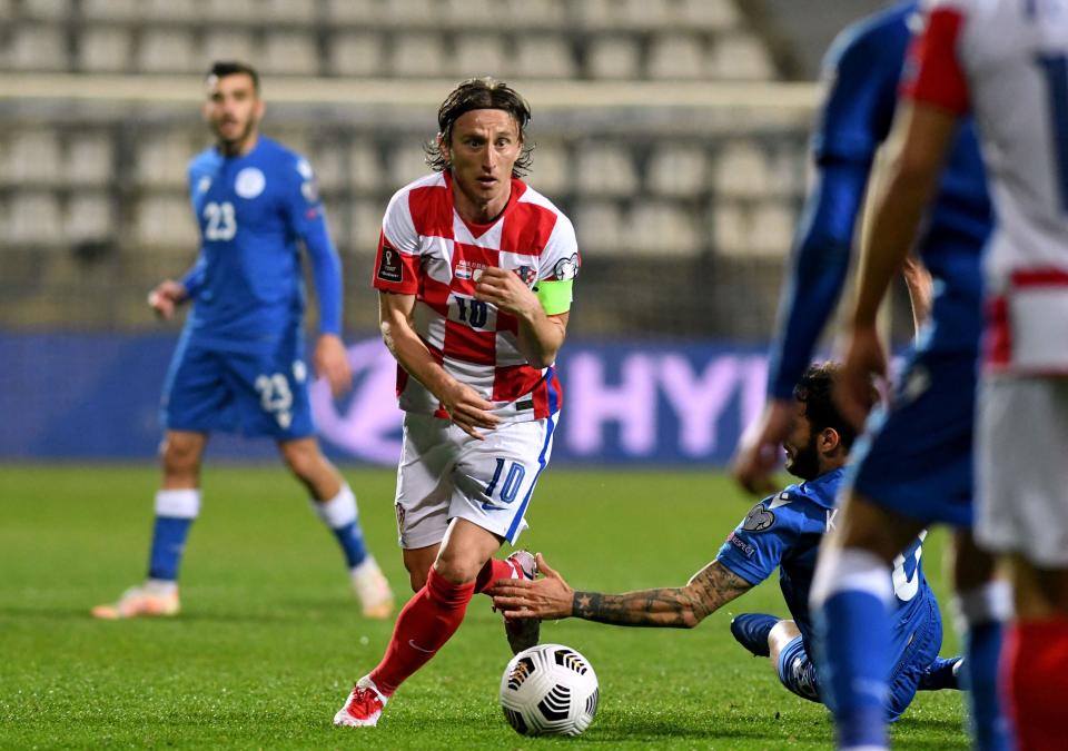 Luka Modric is Croatia’s record appearance holder and will captain the side at another major tournament  (AFP via Getty Images)