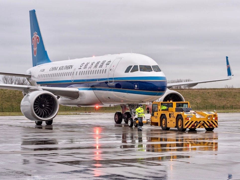 China Southern Airlines A319neo delivery.