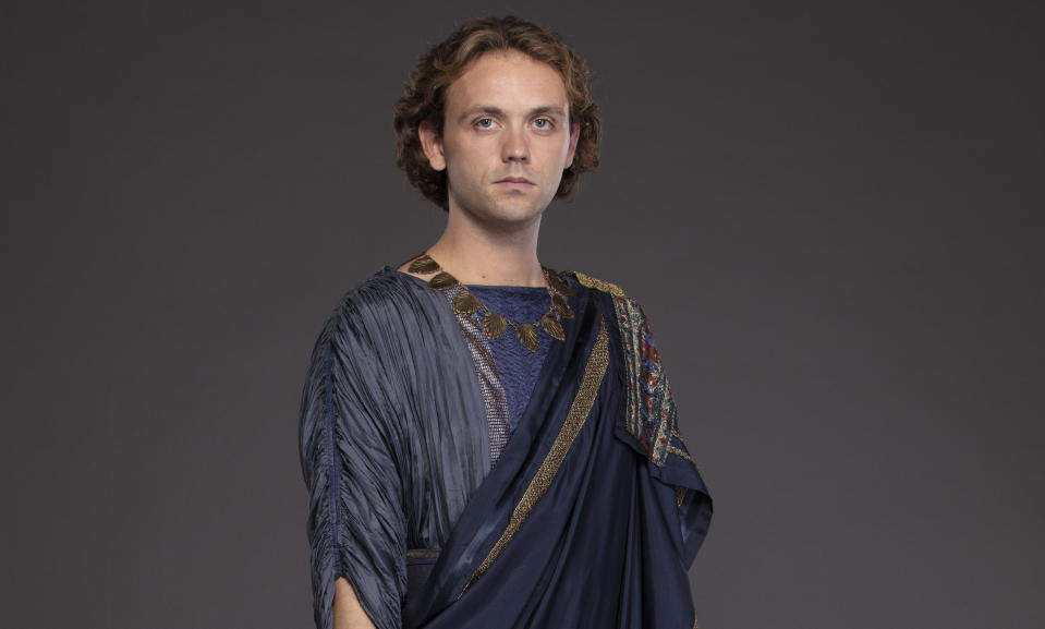 Benjamin Isaac plays Tiberius in Domina season 2