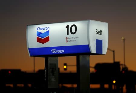 Chevron Stock Falls 3%