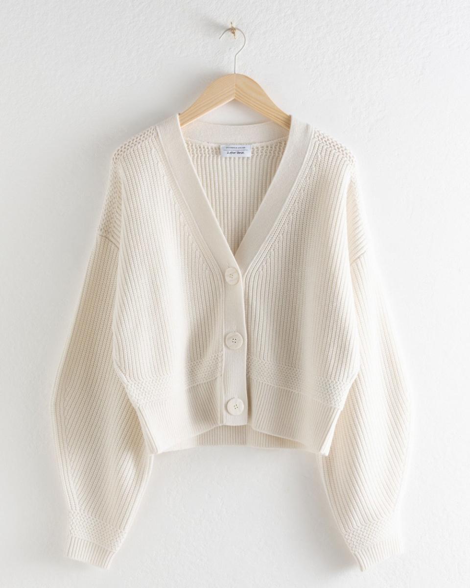 & Other Stories Cropped Cardigan