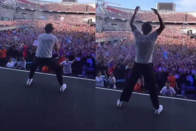 Harry Styles celebró el triunfo de Argentina en el Monumental