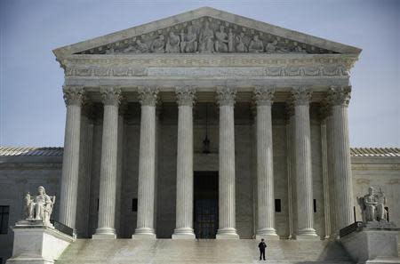 The exterior of the U.S. Supreme Court is seen in Washington March 5, 2014. REUTERS/Gary Cameron