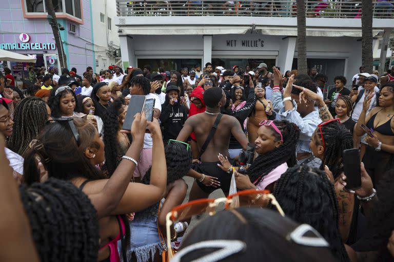 Los jóvenes protagonizaron desmanes en el Spring Break