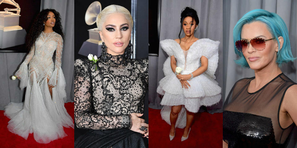 Stars stunned in their best (and wildest) looks at the 60th Annual Grammy Awards on Sunday. But who did it best? You Vote! <em>(Photos: Getty)</em>