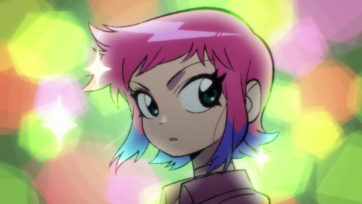  A split of Ramona Flowers in Scott Pilgrim Takes Off and Snake and Raiden in Metal Gear Solid 2. 