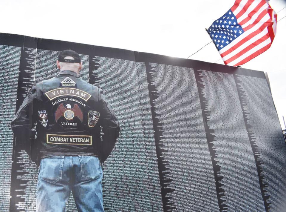 A Veterans Day motorcade was held in Fall River Wednesday.