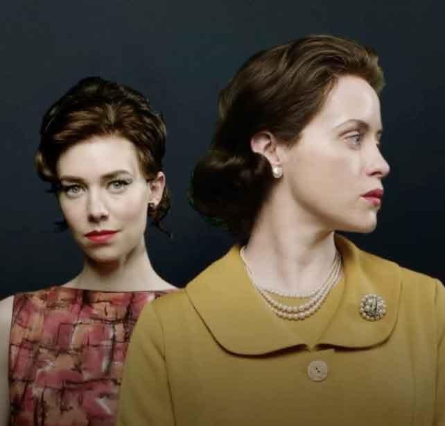 This is the last season of Claire Foy and Vanessa Kirby playing their respective roles on The Crown. Source: Netflix / Instagram