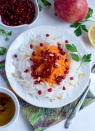 Photo: Naturelita<br> Winter Detox Salad<br><br> A jewel-colored fresh winter slaw of root vegetables and gem-like pomegranate seeds. Plus: a green winter juice!<br><br> Recipe: <a href="http://www.naturelita.com/2013/01/a-green-juice-and-detox-salad/#" rel="nofollow noopener" target="_blank" data-ylk="slk:Winter Detox Salad;elm:context_link;itc:0;sec:content-canvas" class="link ">Winter Detox Salad</a>