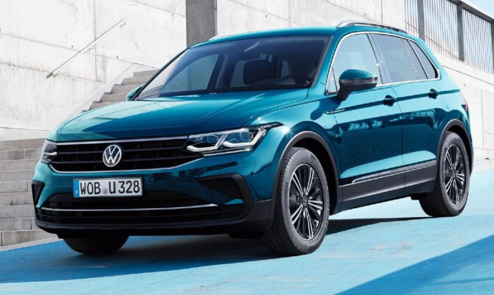 圖／Volkswagen Tiguan小改款加持反映在銷量上，以1,042輛成績穩居第二，也寫下歷史單月掛牌新紀錄。