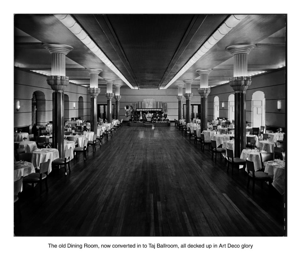 The pillars in the Ballroom are made from the same steel as the Eiffel Tower. Jamsetji Tata attended a symposium in Paris as was so taken in by the technology that he ordered 10 pillars for the hotel