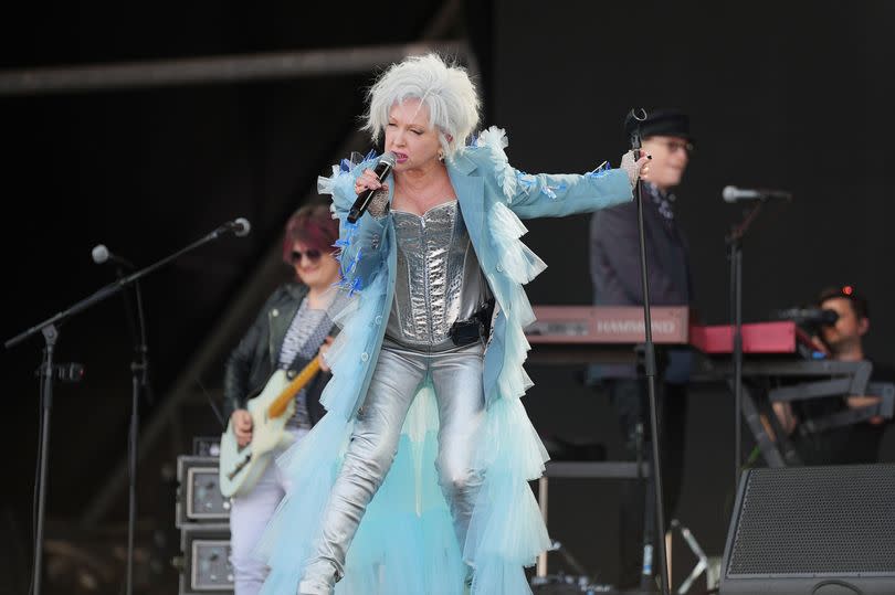 Cyndi looked fabulous on the Pyramid Stage on Saturday afternoon -Credit:PA