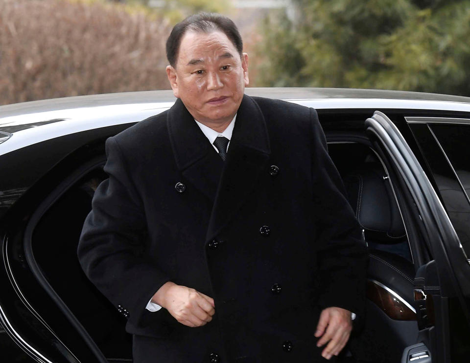 <em>Kim Yong Chol, vice chairman of North Korea’s ruling Workers’ Party Central Committee, is travelling to New York for talks over next month’s summit (Picture: AP)</em>