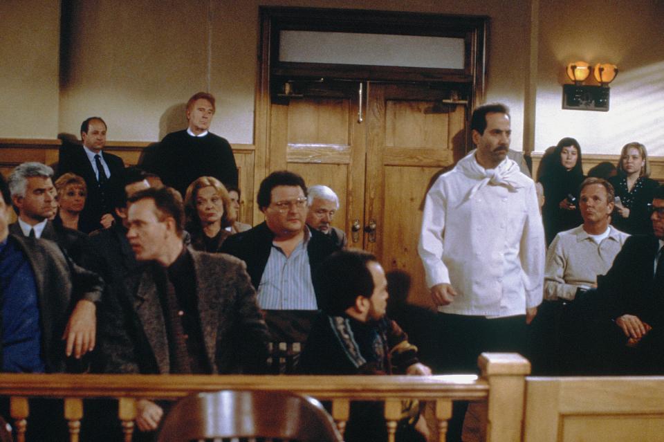 In the series finale, many characters from over the years, including the Soup Nazi (played by Larry Thomas), made a reappearance.