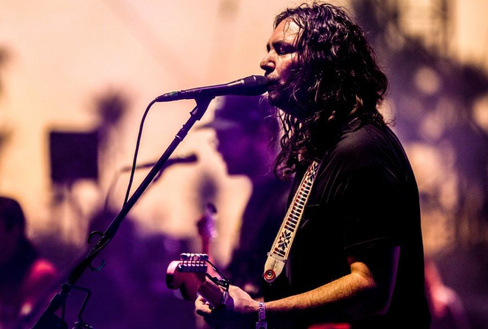 Granduciel on stage at Coachella in 2018 (Getty Images for Coachella)