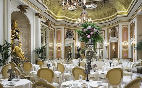 Afternoon tea in the Ritz