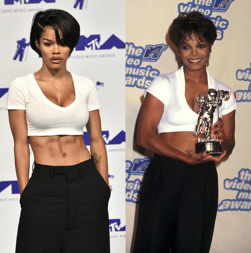 Teyana Taylor Paid Tribute To Janet Jackson By Copying Her Exact Vmas