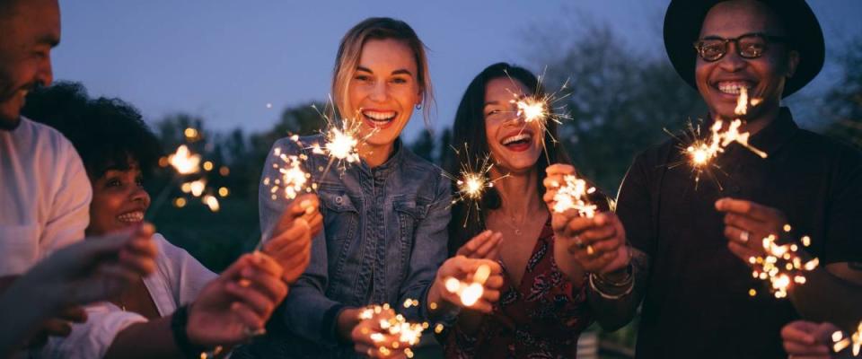 In WV, it costs extra to sell sparklers-- but you can use them for free