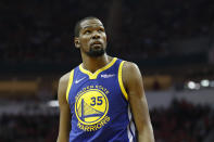Durant would have topped this list had he not torn his Achilles. Now, his long-awaited free agency is one that involves a different type of calculation. Durant could re-sign with Golden State, rehab with the Warriors and get back to contending for a title in 2021. Or teams like the <a href="https://sports.yahoo.com/nba/teams/new-york/" data-ylk="slk:Knicks;elm:context_link;itc:0;sec:content-canvas" class="link ">Knicks</a> or <a href="https://sports.yahoo.com/nba/teams/brooklyn/" data-ylk="slk:Nets;elm:context_link;itc:0;sec:content-canvas" class="link ">Nets</a> could still gamble on him making a full recovery and give him a max contract anyway. Durant will still lead free agency, just in a different way than was expected.