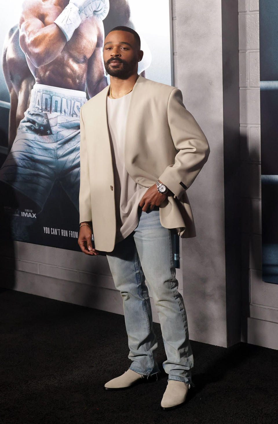 Keenan Coogler attends the Los Angeles Premiere of "CREED III" at TCL Chinese Theatre on February 27, 2023 in Hollywood, California.