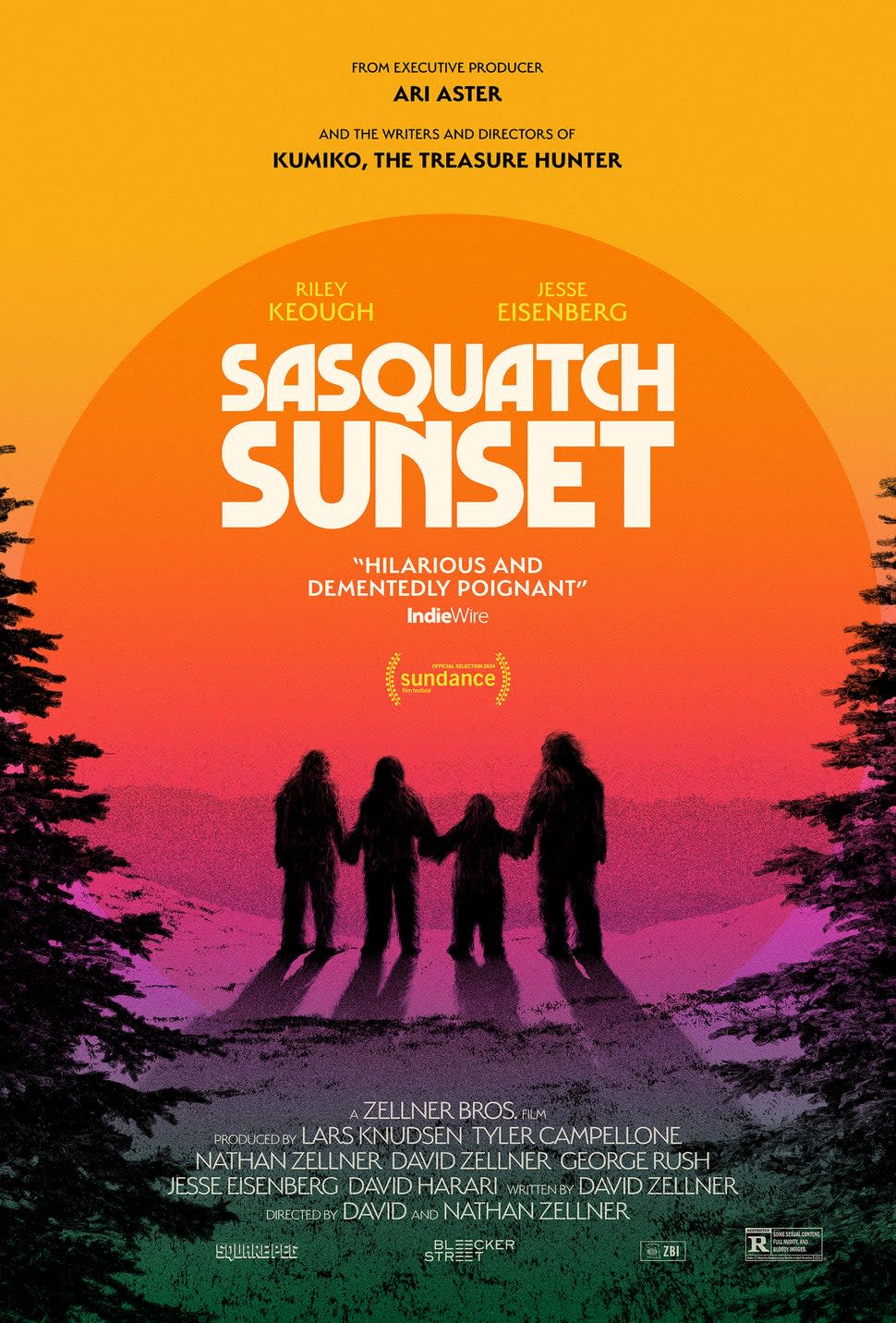 sasquatch sunset movie poster