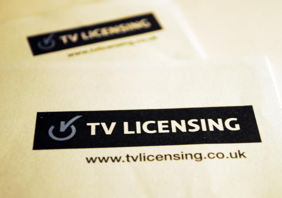 File photo dated 7/12/2012 of a TV License. The cost of the annual television licence fee will increase from �154.50 to �157.50 from April 1, the BBC has said.