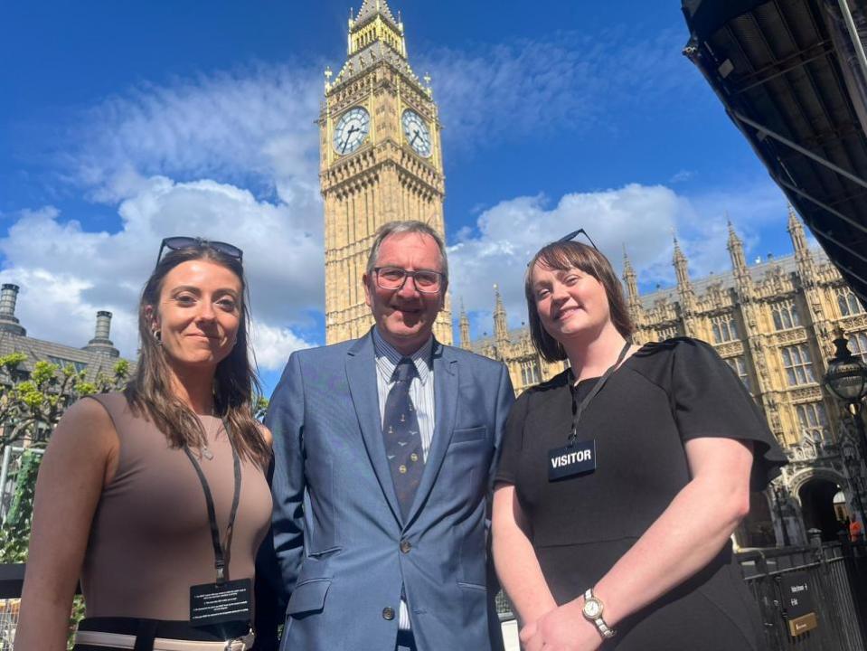 The Northern Echo: Kerry Metcalfe, Paul Howell and Jackie Reynolds had an amazing time in London