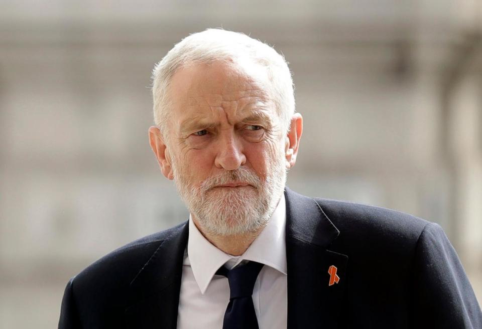 Jeremy Corbyn has led Labour's attack on the Prime Minister's deal (AP)