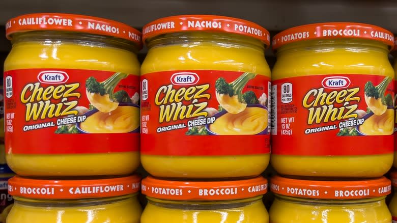 Jars of Cheez Whiz