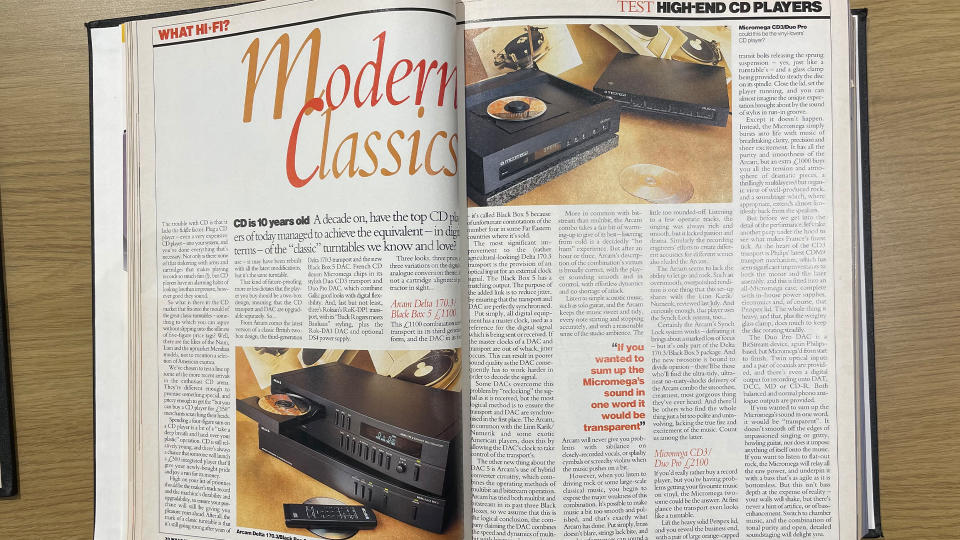 What Hi-Fi? January 1993 CD player test