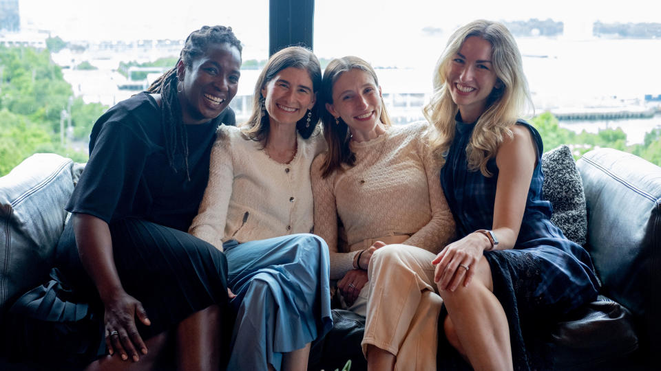 Coalition investors (left to right): Cityblock Health co-founder Toyin Ajayi, Tribe AI co-founder Jackie Nelson, Umbrella co-founder Lindsay Ullman, Glossier VP of Communications Ashley Mayer