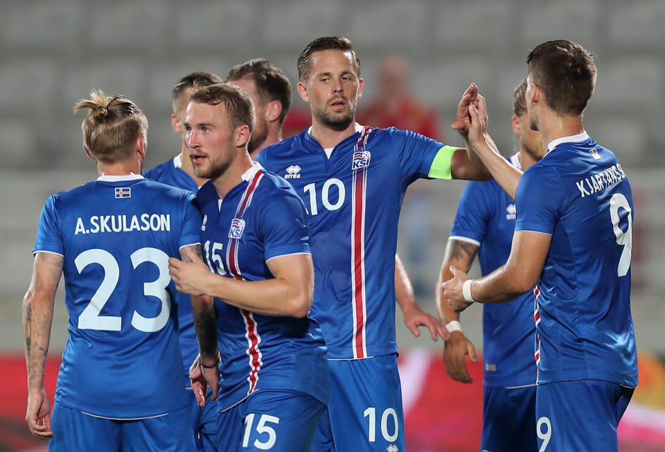 <p>Gylfi Sigurdsson is part of an Iceland squad valued at €79m. </p>