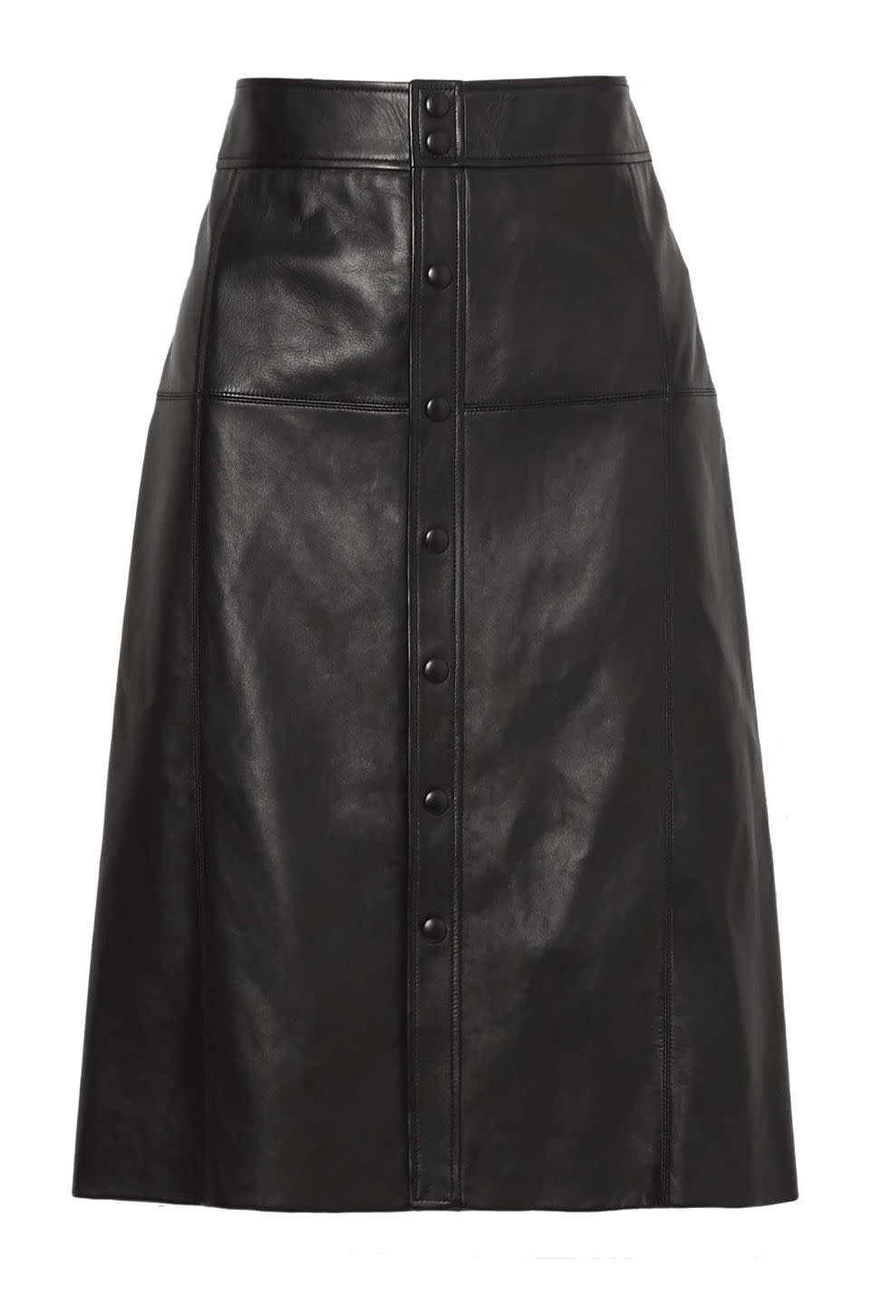 <p><a class="link " href="https://www.net-a-porter.com/en-gb/shop/product/saint-laurent/leather-skirt/1265059" rel="nofollow noopener" target="_blank" data-ylk="slk:SHOP NOW;elm:context_link;itc:0;sec:content-canvas">SHOP NOW</a><br></p><p>Investing in a truly luxurious leather skirt is a decision you will never regret. This classic option from Saint Laurent will hang in your wardrobe for decades.</p><p>Skirt, £2,635, Saint Laurent at <a href="https://www.net-a-porter.com/en-gb/shop/product/saint-laurent/leather-skirt/1265059" rel="nofollow noopener" target="_blank" data-ylk="slk:Net-a-Porter;elm:context_link;itc:0;sec:content-canvas" class="link ">Net-a-Porter</a></p>