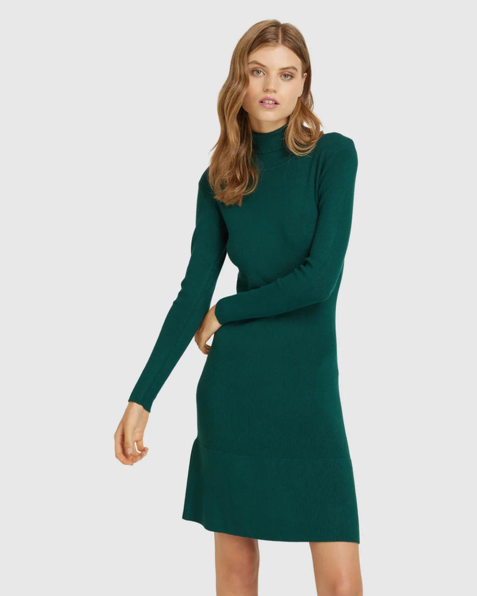 Scarlette Turtle Neck Knitted Dress 