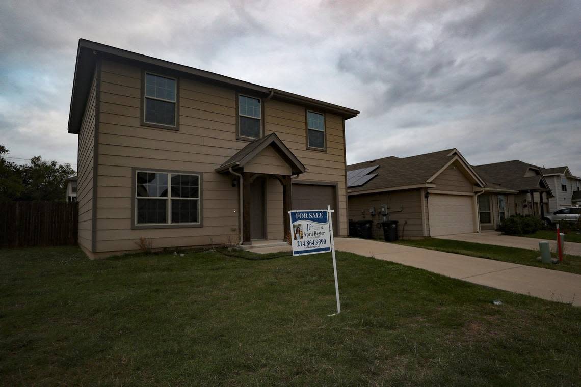 A home for sale in the Sierra Vista neighborhood of Fort Worth.