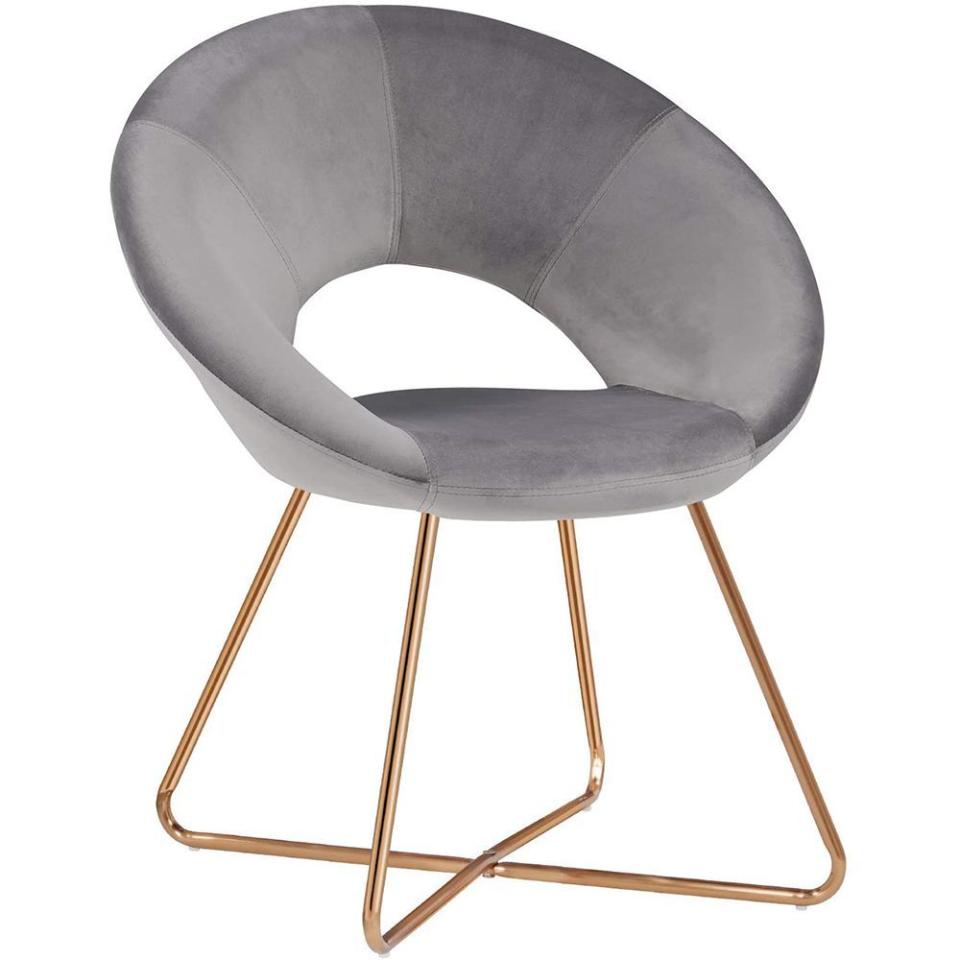 12) Modern Accent Velvet Chair