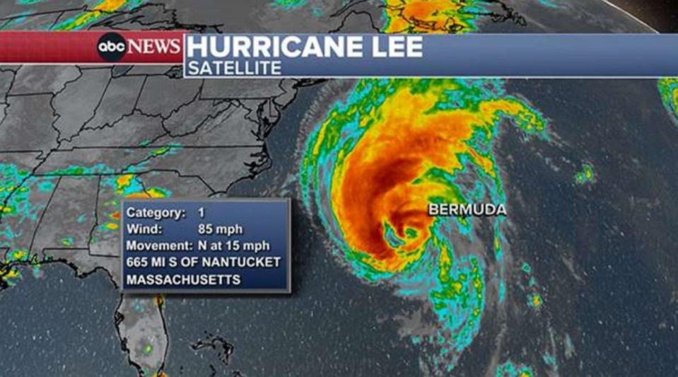 PHOTO: Hurricane Lee satellite graphic (ABC News)