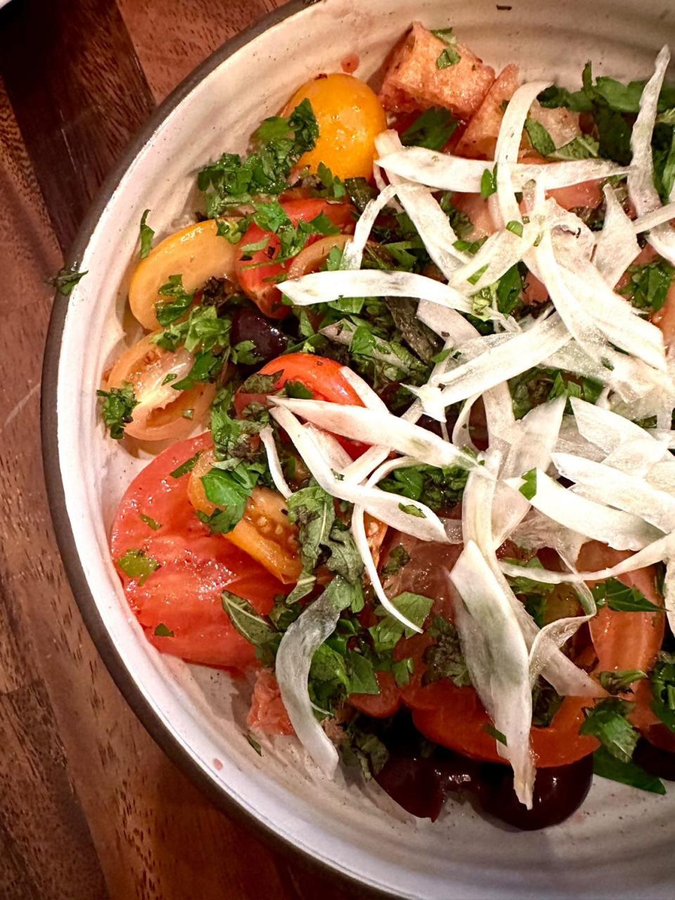 Gioia Mia's panzanella salad is a summer treat