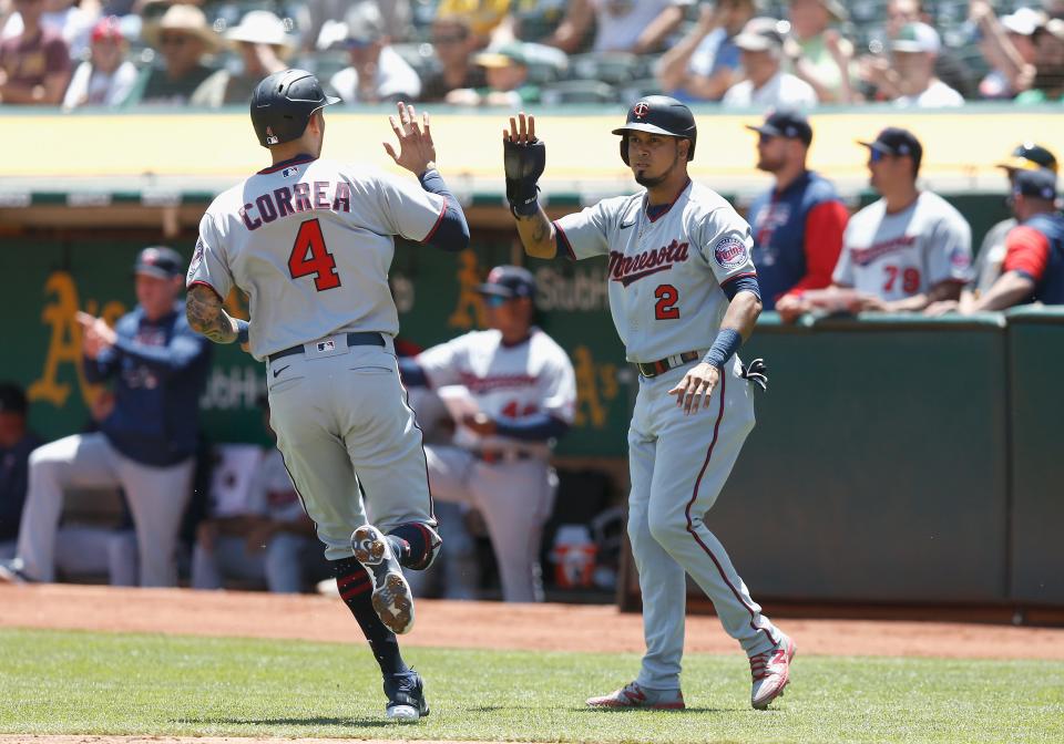 Infielders Carlos Correa and Luis Arraez have been key for the Twins in their chase for a division title.