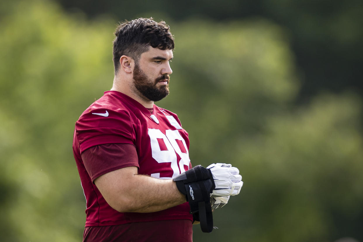 Matt Ioannidis with the Commanders.