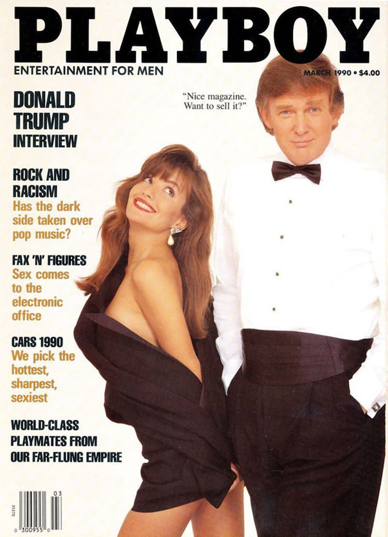 Playboy magazine cover, March 1990