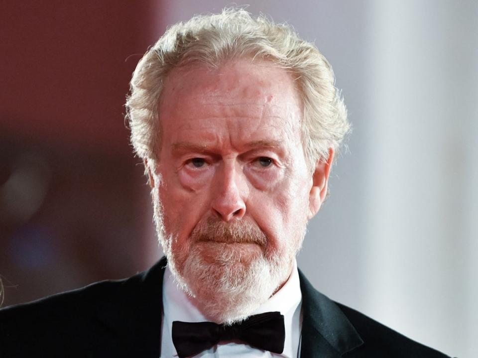 Ridley Scott is known for directing ‘Blade Runner’ and ‘Gladiator’ (AFP via Getty Images)