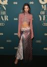 <p>Ratajkowski wore a full Paco Rabanne look for the awards ceremony.</p>