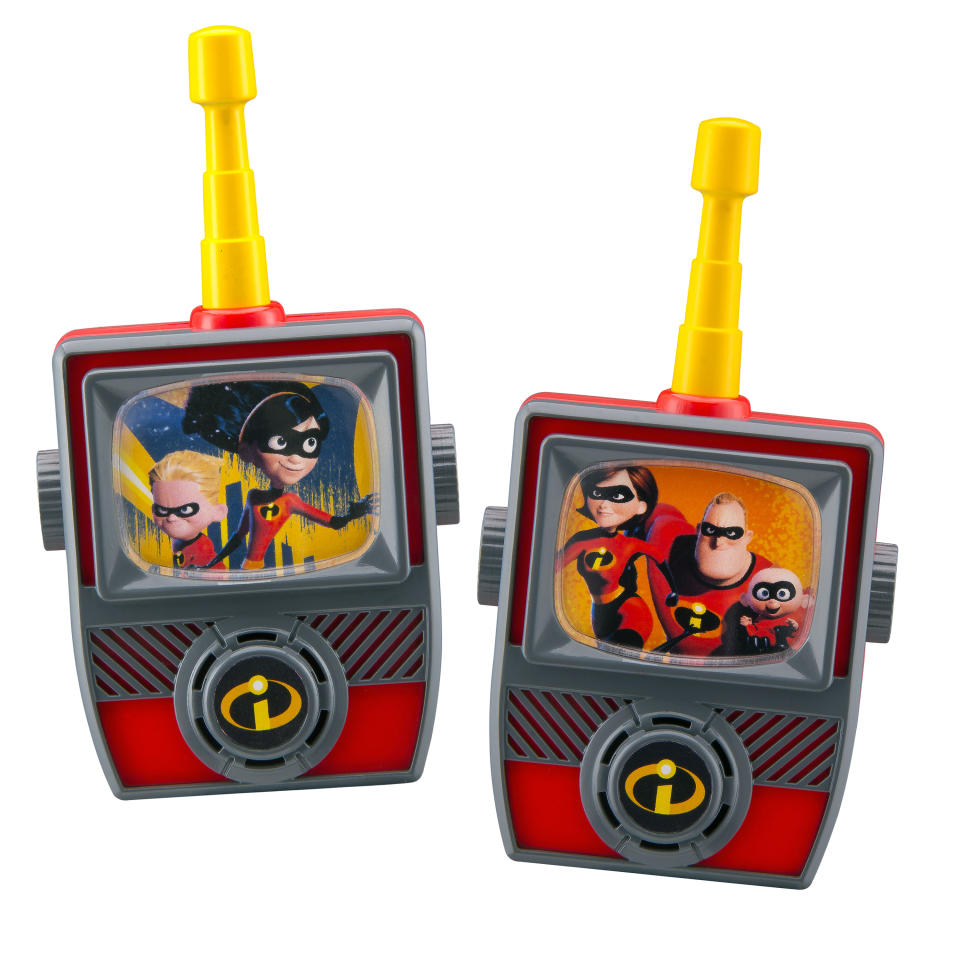 <p>Mid Range Walkie Talkies, KidDesigns, $16.99. (Photo: Courtesy of Disney Products and Interactive Media) </p>