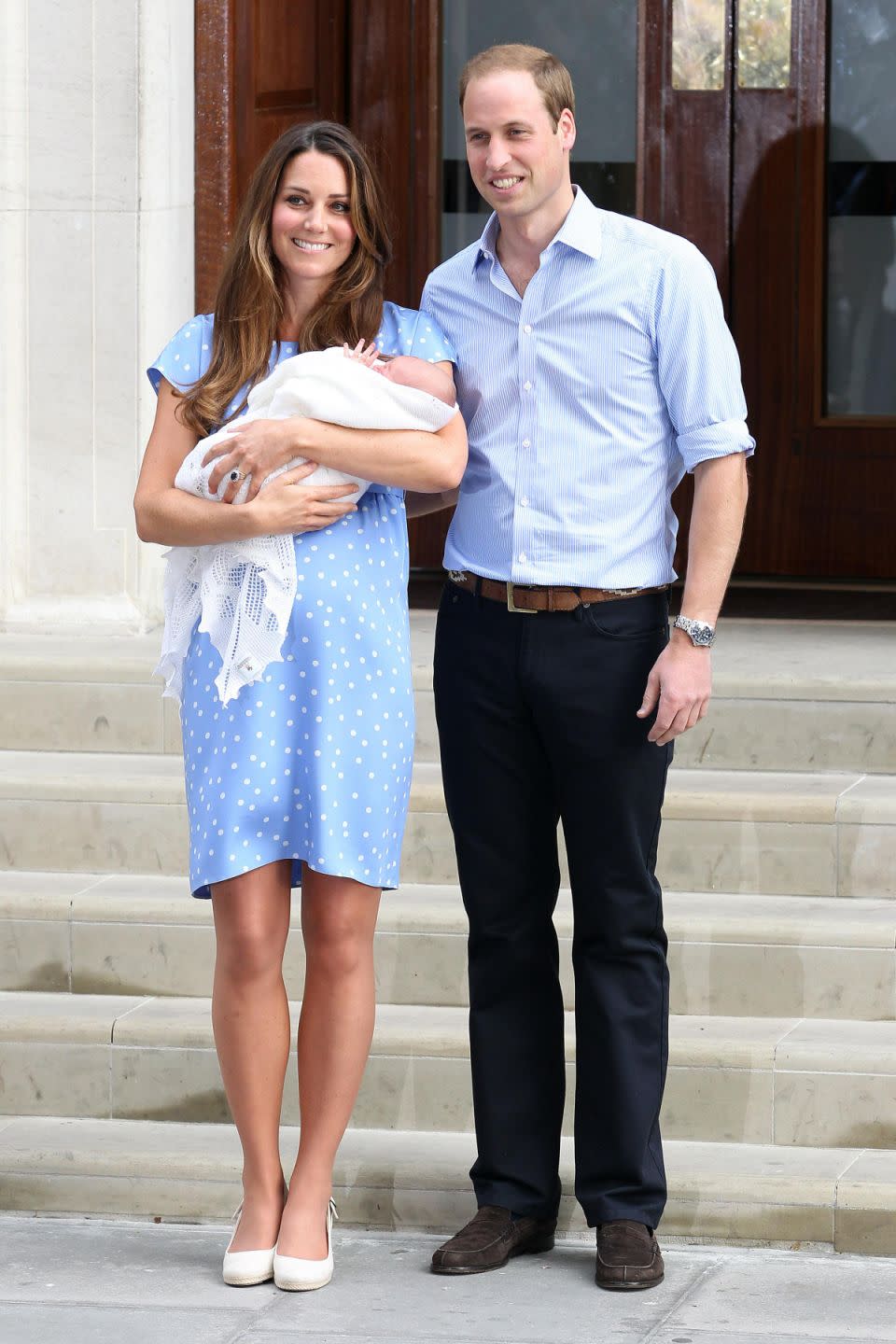 When Prince George was born in July 2013, the Duchess gave birth 10-and-a-half hours after being admitted to hospital. Photo: Getty Images