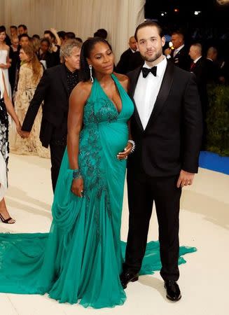 Metropolitan Museum of Art Costume Institute Gala - Rei Kawakubo/Comme des Garcons: Art of the In-Between - Arrivals - New York City, U.S. - 01/05/17 - Serena Williams and Alexis Ohanian. REUTERS/Lucas Jackson/File Photo