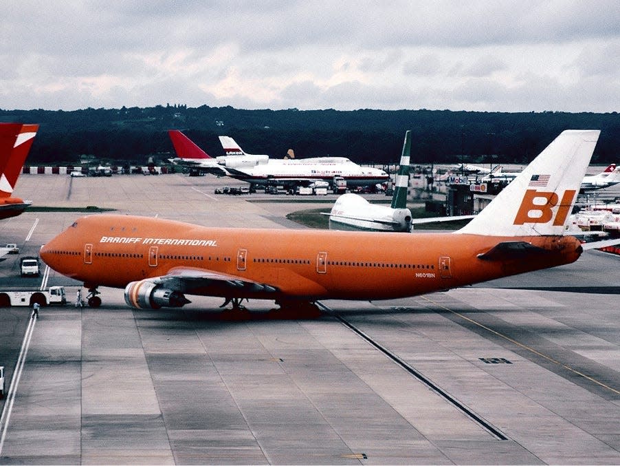 Braniff International Airways Boeing 747.