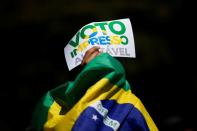 Protest calling for printed and auditable vote in Brasilia